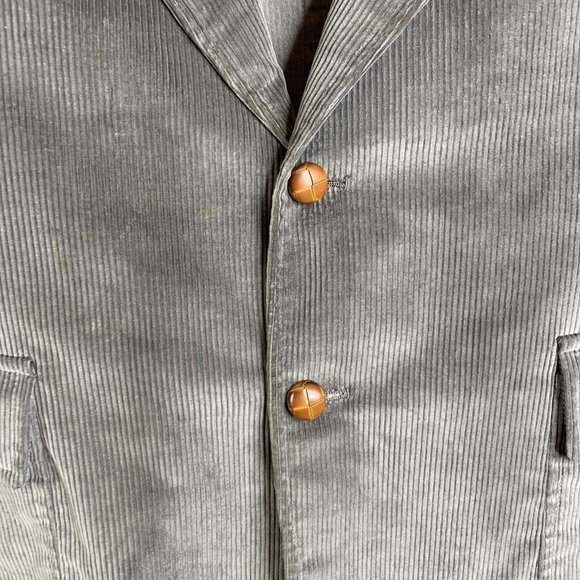 Outfitters Mens Corduroy Blazer 2 Button Sport Coat Envelope Pockets Size M - Picture 3 of 12